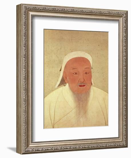 Portrait of Genghis Khan-null-Framed Giclee Print