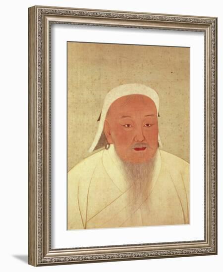 Portrait of Genghis Khan-null-Framed Giclee Print