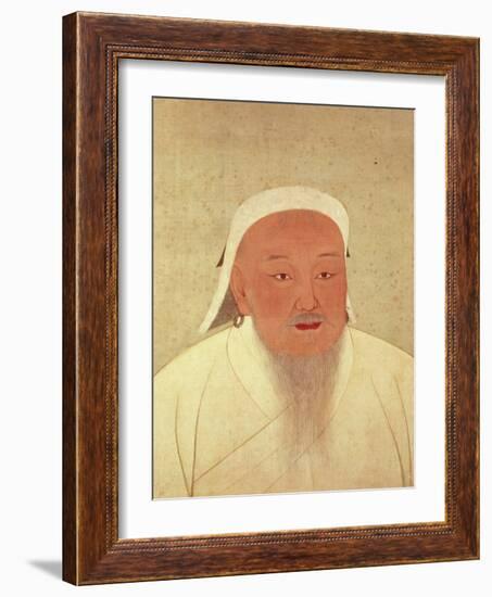 Portrait of Genghis Khan-null-Framed Giclee Print