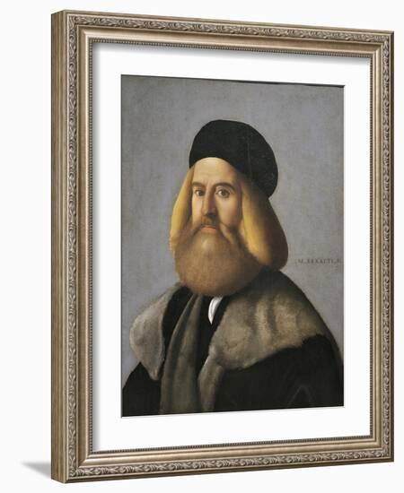 Portrait of Gentleman-Marco Basaiti-Framed Giclee Print