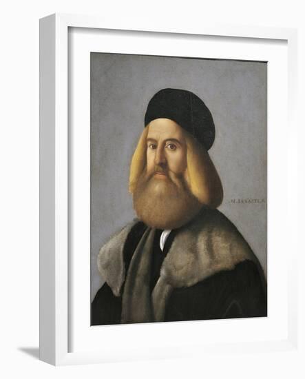 Portrait of Gentleman-Marco Basaiti-Framed Giclee Print