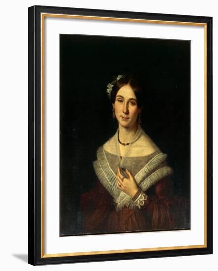 Portrait of Gentlewoman-Giuseppe Cacialli-Framed Giclee Print