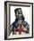 Portrait of Geoffrey of Villehardouin (1150-1228), French historian and knight-French School-Framed Giclee Print