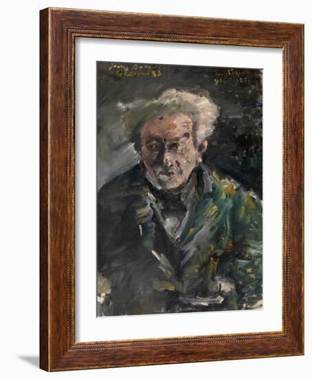 Portrait of Georg Brandes (1842-192)-Lovis Corinth-Framed Giclee Print