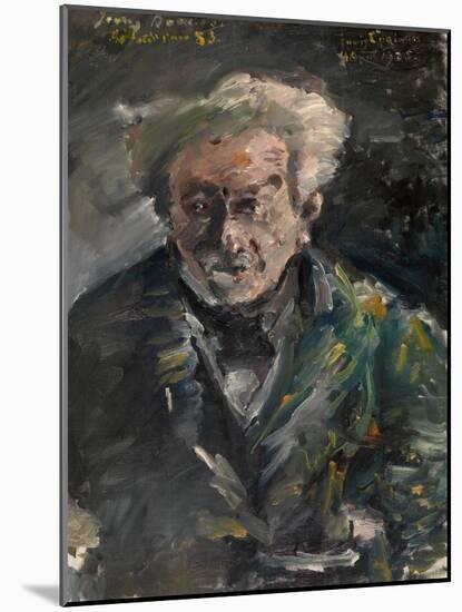 Portrait of Georg Brandes (1842-192)-Lovis Corinth-Mounted Giclee Print