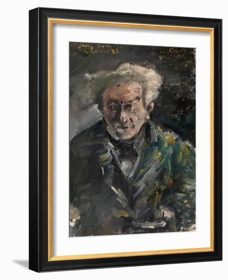 Portrait of Georg Brandes (1842-192)-Lovis Corinth-Framed Giclee Print