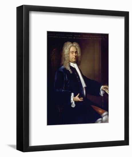 Portrait of Georg Friedrich Handel-null-Framed Photographic Print
