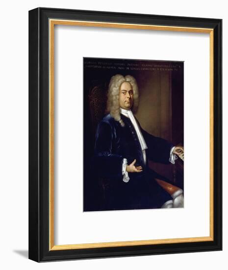 Portrait of Georg Friedrich Handel-null-Framed Photographic Print