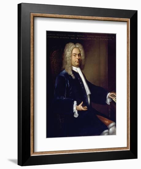 Portrait of Georg Friedrich Handel-null-Framed Photographic Print