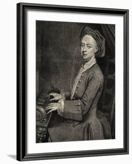 Portrait of Georg Friedrich Handel-null-Framed Giclee Print