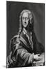 Portrait of Georg Philipp Telemann (1681-1757)-Georg Lichtensteger-Mounted Giclee Print