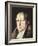 Portrait of Georg Wilhelm Friedrich Hegel-Jacob Schlesinger-Framed Art Print