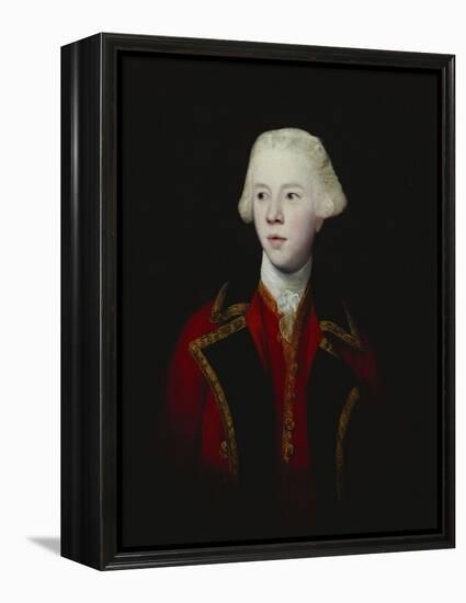 Portrait of George Augustus, 3rd Viscount Howe, Half-Length, Wearing the Uniform of the 1st Guard-Sir Joshua Reynolds-Framed Premier Image Canvas