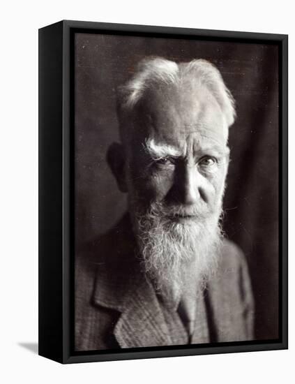 Portrait of George Bernard Shaw, February 1933-English Photographer-Framed Premier Image Canvas