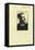 Portrait of George Bernard Shaw-Joseph Simpson-Framed Premier Image Canvas