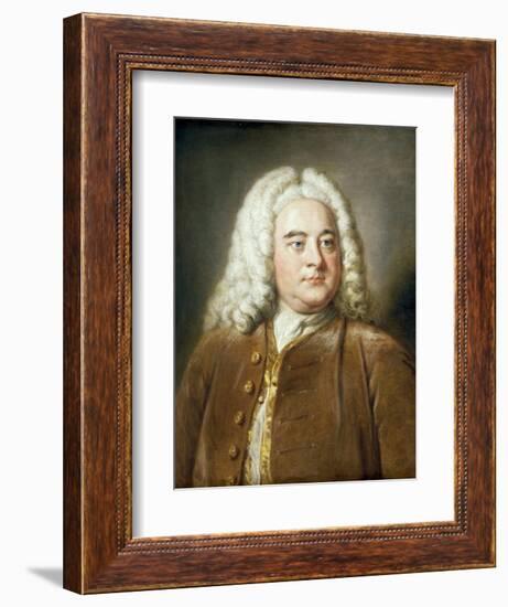 Portrait of George Frederick Handel-William Hoare-Framed Giclee Print