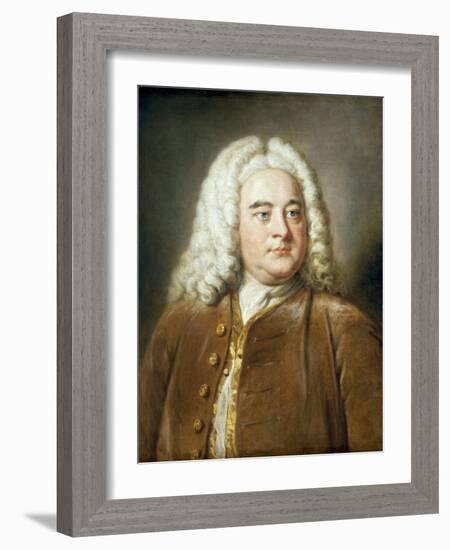 Portrait of George Frederick Handel-William Hoare-Framed Giclee Print