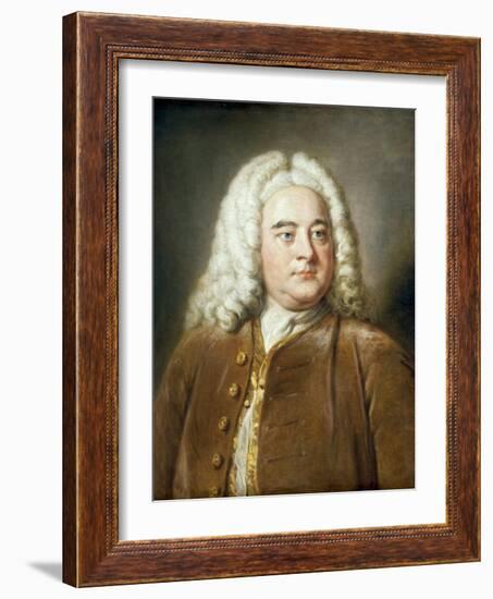 Portrait of George Frederick Handel-William Hoare-Framed Giclee Print