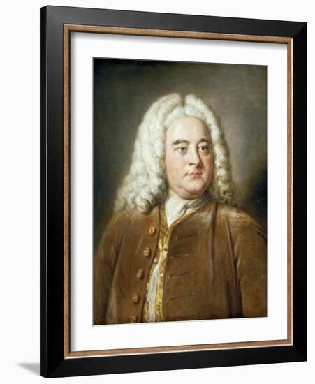 Portrait of George Frederick Handel-William Hoare-Framed Giclee Print