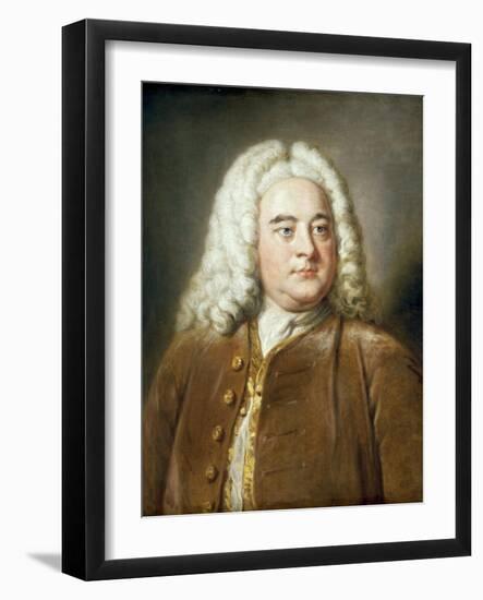 Portrait of George Frederick Handel-William Hoare-Framed Giclee Print