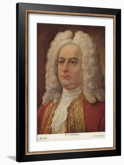 Portrait of George Friedrich Handel-null-Framed Giclee Print