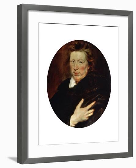 Portrait of George Gaidge, C1616-1617-Peter Paul Rubens-Framed Giclee Print