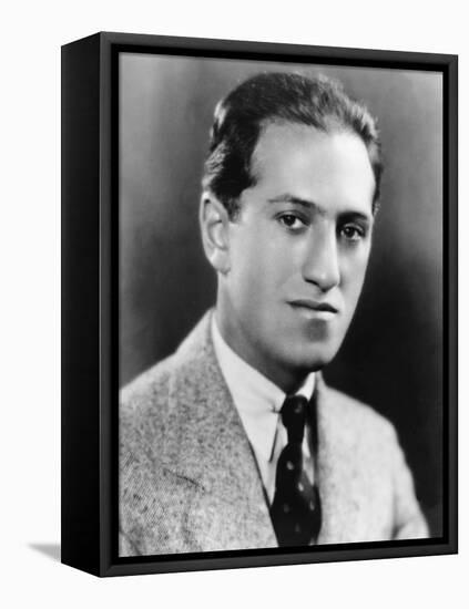 Portrait of George Gershwin.American Composer 1898-1937-Anonymous Anonymous-Framed Premier Image Canvas