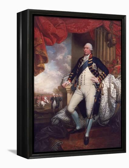 Portrait of George III, 1790-Mather Brown-Framed Premier Image Canvas