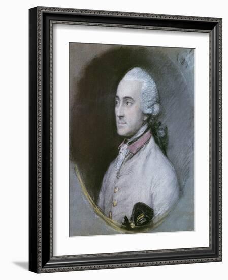 Portrait of George Pitt, 1st Baron Rivers-Thomas Gainsborough-Framed Giclee Print