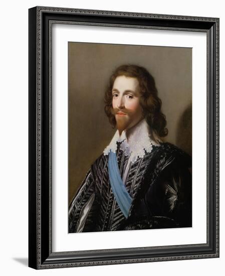 Portrait of George Villiers, 1st Duke of Buckingham (1592-1628)-Gerrit van Honthorst-Framed Giclee Print