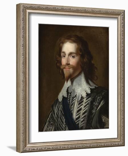 Portrait of George Villiers, 1st Duke of Buckingham-Gerrit van Honthorst-Framed Giclee Print