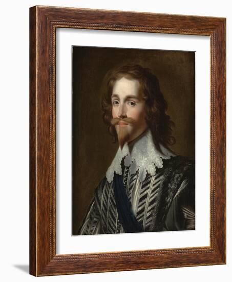 Portrait of George Villiers, 1st Duke of Buckingham-Gerrit van Honthorst-Framed Giclee Print