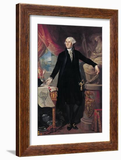 Portrait of George Washington (1732-99) 1796-Jose Perovani-Framed Giclee Print