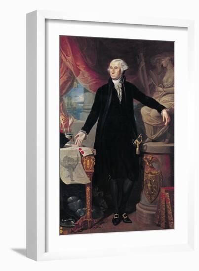 Portrait of George Washington (1732-99) 1796-Jose Perovani-Framed Giclee Print