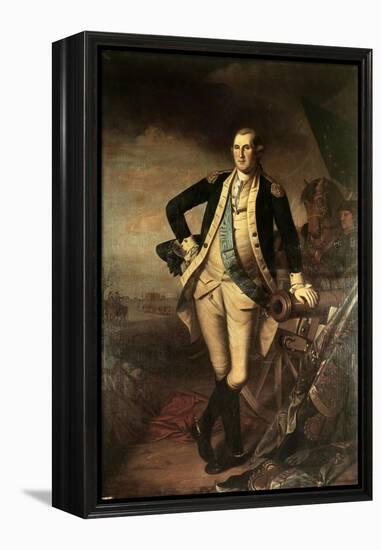 Portrait of George Washington, 1779-Charles Willson Peale-Framed Premier Image Canvas