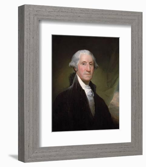 Portrait of George Washington, 1795-Gilbert Stuart-Framed Art Print