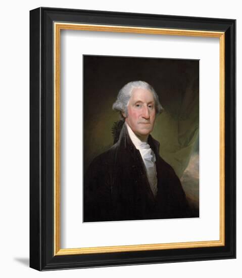 Portrait of George Washington, 1795-Gilbert Stuart-Framed Art Print