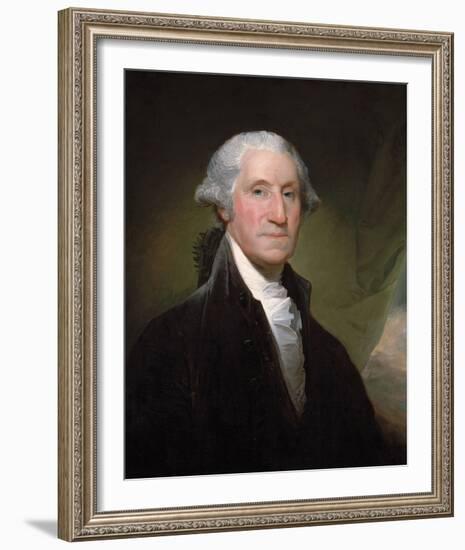 Portrait of George Washington, 1795-Gilbert Stuart-Framed Art Print