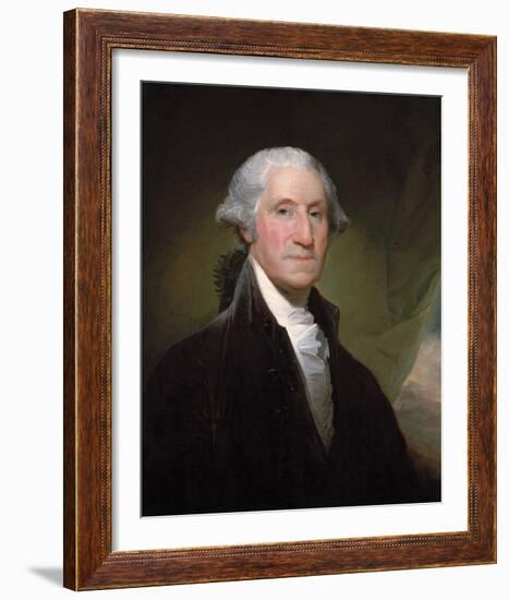 Portrait of George Washington, 1795-Gilbert Stuart-Framed Art Print