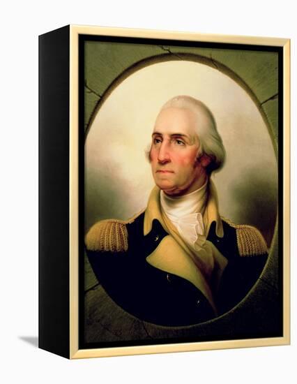 Portrait of George Washington, 1853-Rembrandt Peale-Framed Premier Image Canvas