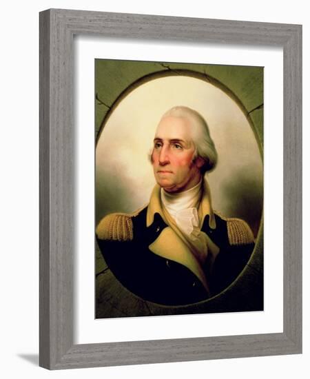 Portrait of George Washington, 1853-Rembrandt Peale-Framed Giclee Print