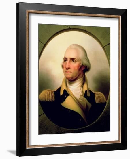 Portrait of George Washington, 1853-Rembrandt Peale-Framed Giclee Print