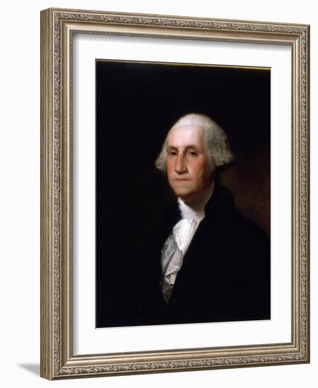 Portrait of George Washington, after a Painting by Gilbert Stuart (1755-1828) (See 149687 for Pair)-Asher Brown Durand-Framed Giclee Print