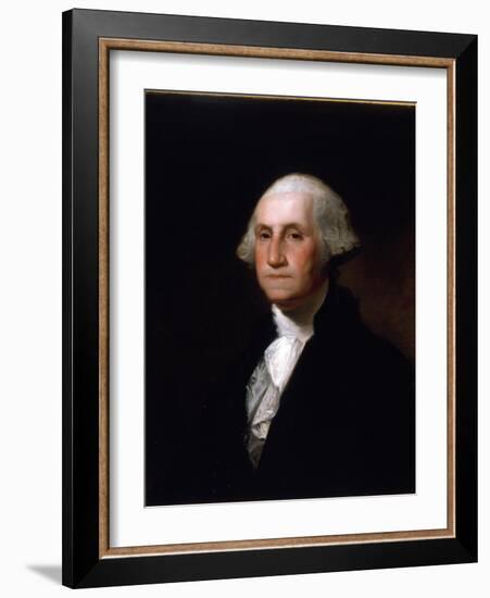 Portrait of George Washington, after a Painting by Gilbert Stuart (1755-1828) (See 149687 for Pair)-Asher Brown Durand-Framed Giclee Print