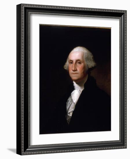 Portrait of George Washington, after a Painting by Gilbert Stuart (1755-1828) (See 149687 for Pair)-Asher Brown Durand-Framed Giclee Print