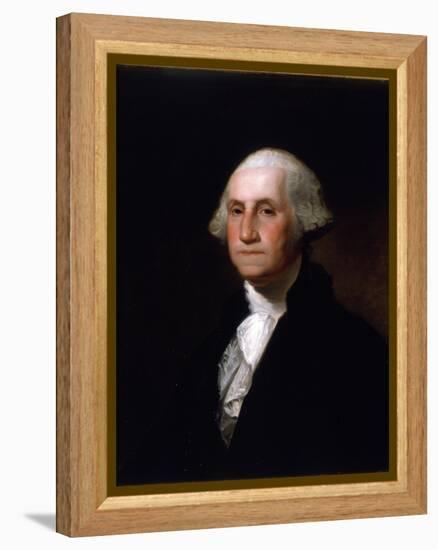 Portrait of George Washington, after a Painting by Gilbert Stuart (1755-1828) (See 149687 for Pair)-Asher Brown Durand-Framed Premier Image Canvas