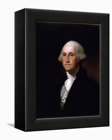 Portrait of George Washington, after a Painting by Gilbert Stuart (1755-1828) (See 149687 for Pair)-Asher Brown Durand-Framed Premier Image Canvas