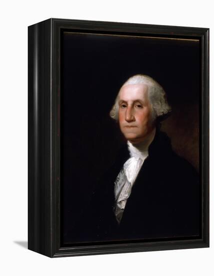 Portrait of George Washington, after a Painting by Gilbert Stuart (1755-1828) (See 149687 for Pair)-Asher Brown Durand-Framed Premier Image Canvas