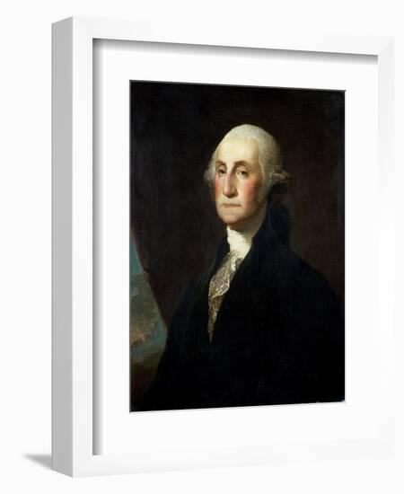 Portrait of George Washington, before 1801-Gilbert Stuart-Framed Giclee Print