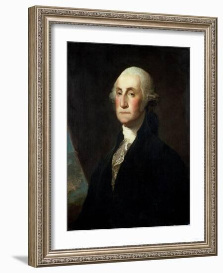 Portrait of George Washington, before 1801-Gilbert Stuart-Framed Giclee Print